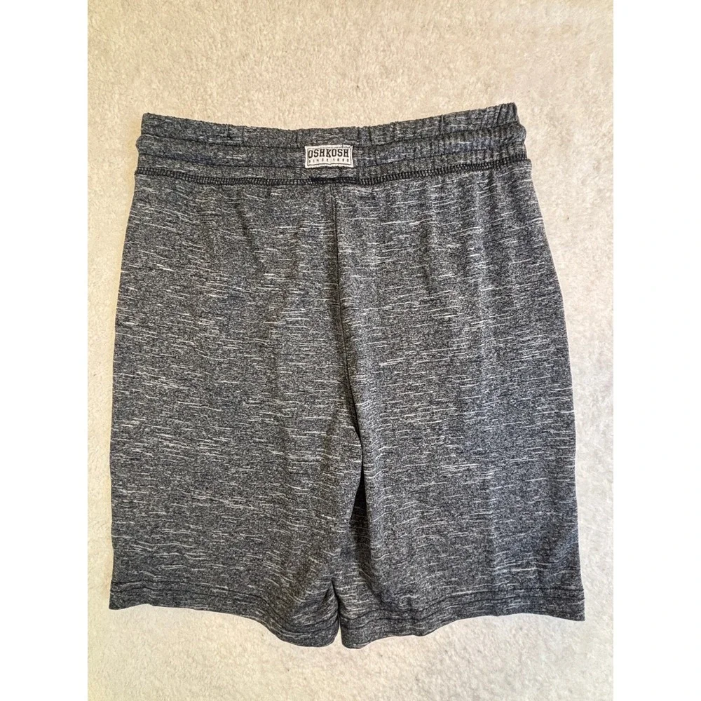 OshKosh Bgosh Boys‎ Navy Space Dye Knit Pull On Shorts Size 7 3N627611